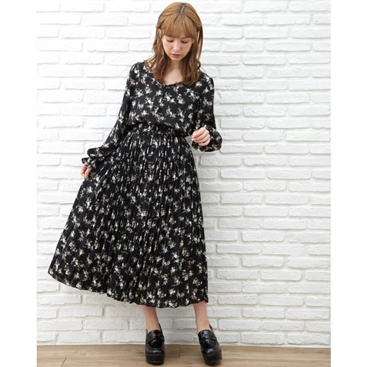 花柄プリーツ Op 品番 Ingw Ingni イング のレディースファッション通販 Shoplist ショップリスト