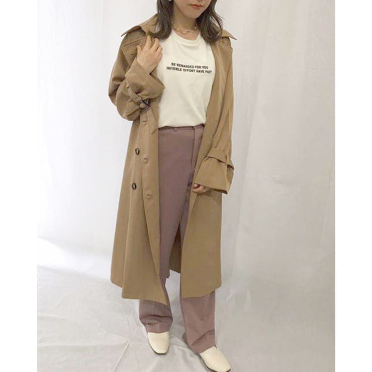 バック部分プリーツトレンチコート 品番 Ingw Ingni イング のレディースファッション通販 Shoplist ショップリスト