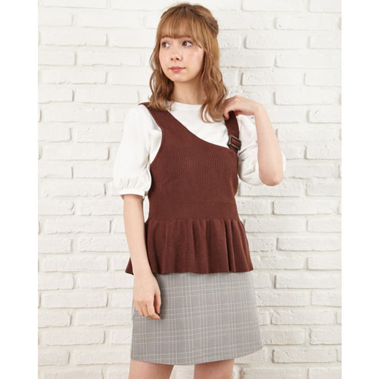 12Gペプラムニットビスチェ+半袖T/SET | INGNI  | 詳細画像28 