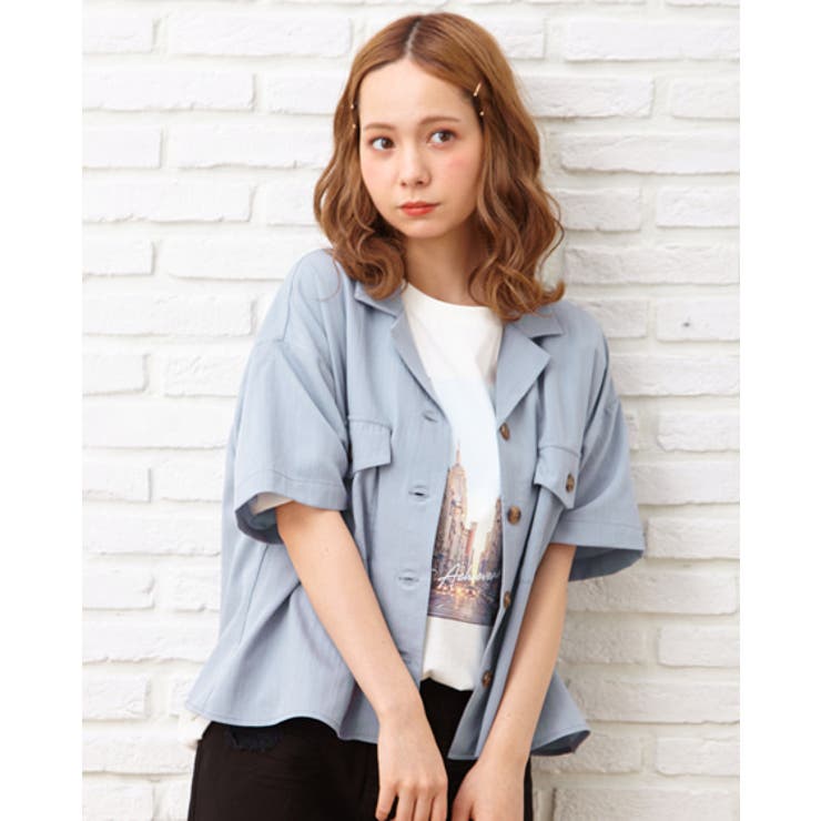 閲覧用 リネンライクショート半袖/SH[品番：INGW0005973]｜INGNI （イング