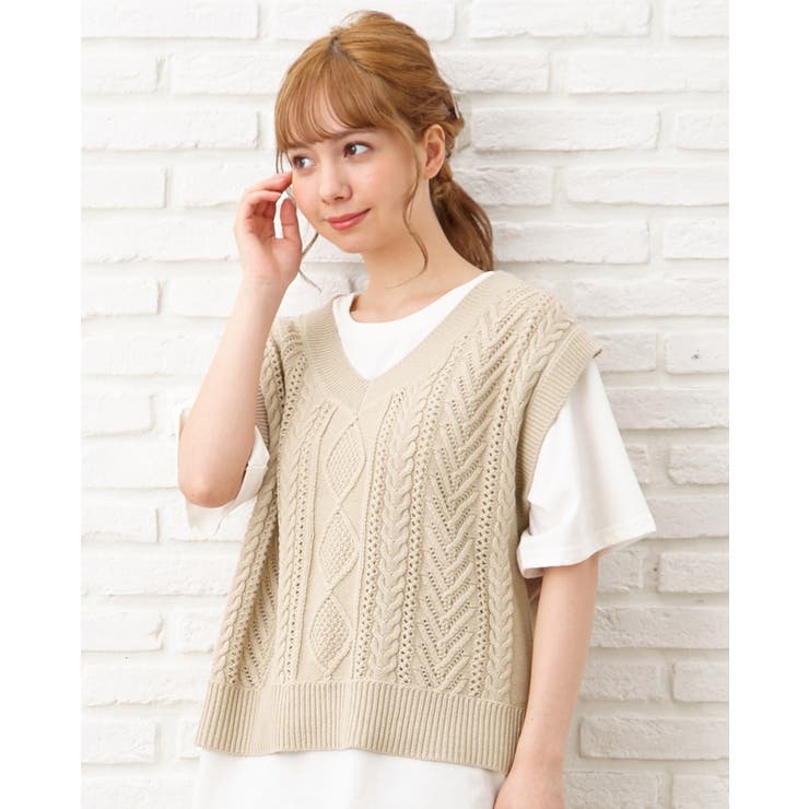 CPG GOLF ニットベスト ホワイトM CPG GOLF ニットベスト ホワイトM CPG GOLF ニットベスト ホワイトM