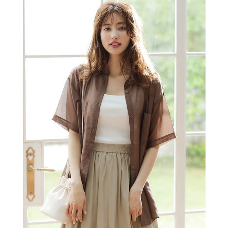 高本様兼用 シースルー半袖/SH[品番：INGW0006015]｜INGNI （イング）のレディース