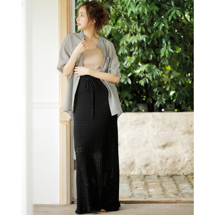 シアーバンドカラー半袖 Sh 品番 Ingw Ingni イング のレディースファッション通販 Shoplist ショップリスト