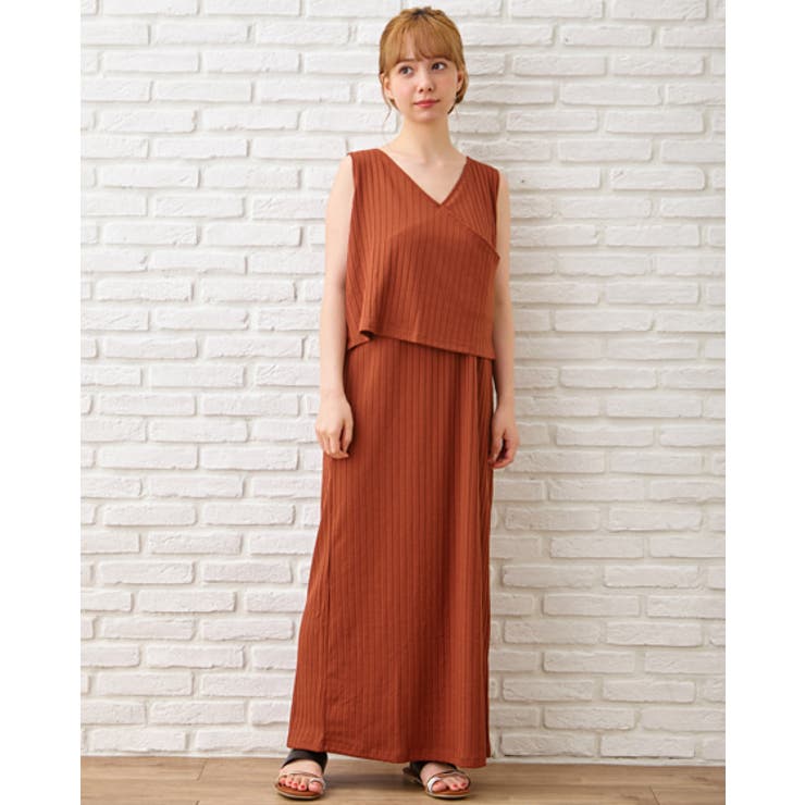 レイヤードカシュクールノースリop 品番 Ingw Ingni イング のレディースファッション通販 Shoplist ショップリスト