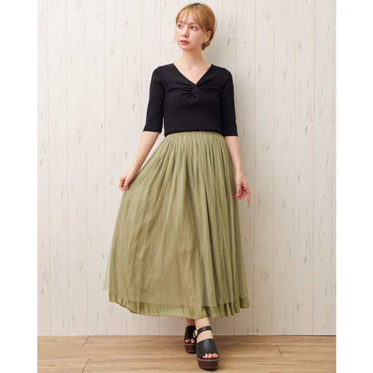 シャイニーサテン チュールリバーシブル Sk 品番 Ingw Ingni イング のレディースファッション通販 Shoplist ショップリスト