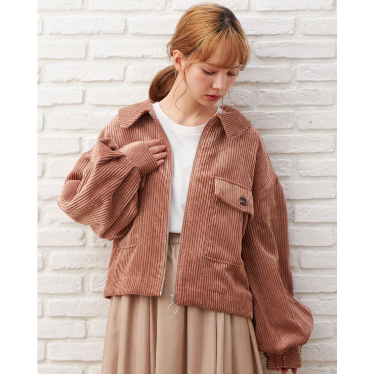 見事な フロントZIPコーデュロイブルゾン[品番：INGW0006302]｜INGNI その他