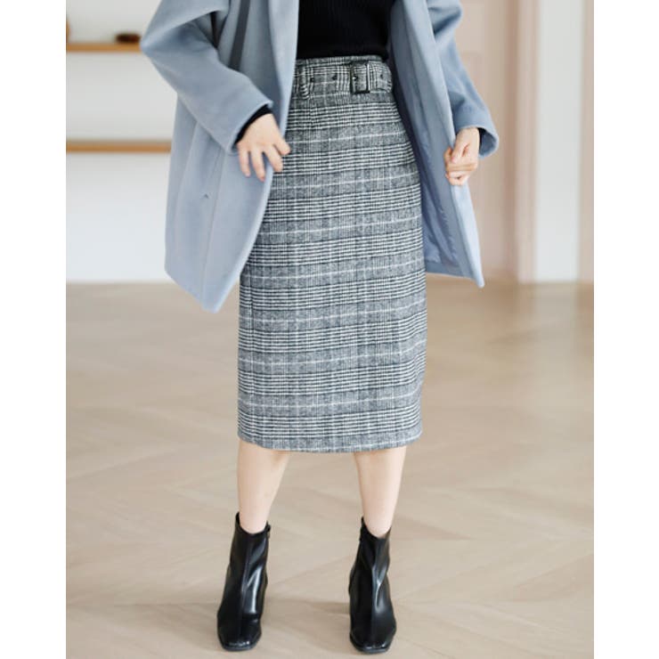 共ベルト付起毛チェックナローsk 品番 Ingw Ingni イング のレディースファッション通販 Shoplist ショップリスト