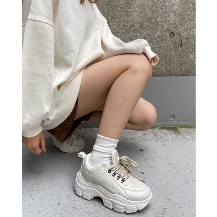 レースアップダッドスニーカー 品番 Ingw Ingni イング のレディースファッション通販 Shoplist ショップリスト