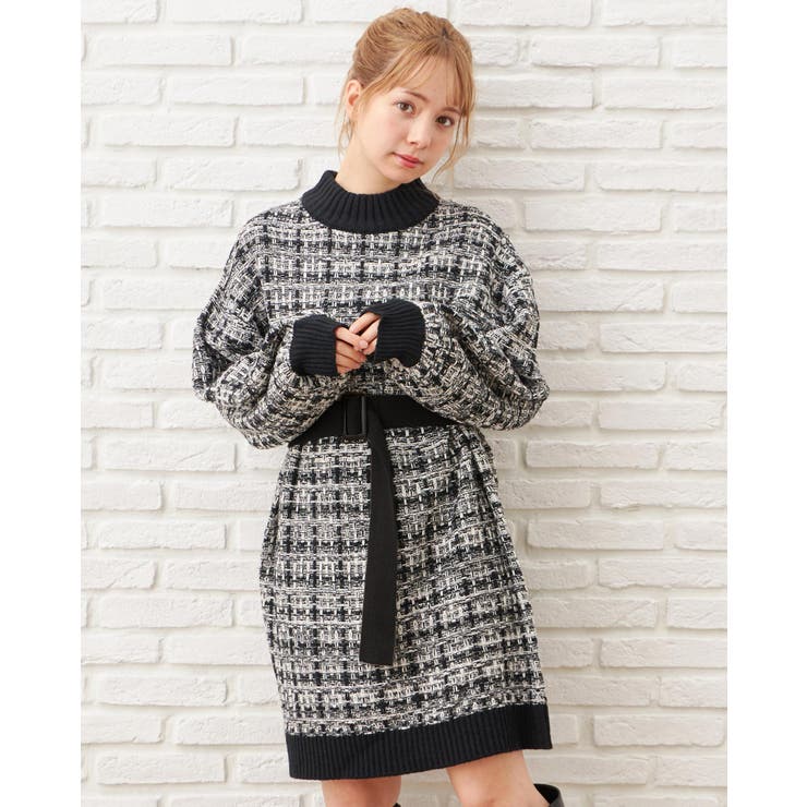 ニットツイードop 品番 Ingw Ingni イング のレディースファッション通販 毎日送料無料 Shoplist ショップリスト