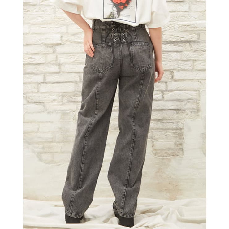 バックレースアップストレートパンツ[品番：INGW0006888]｜INGNI