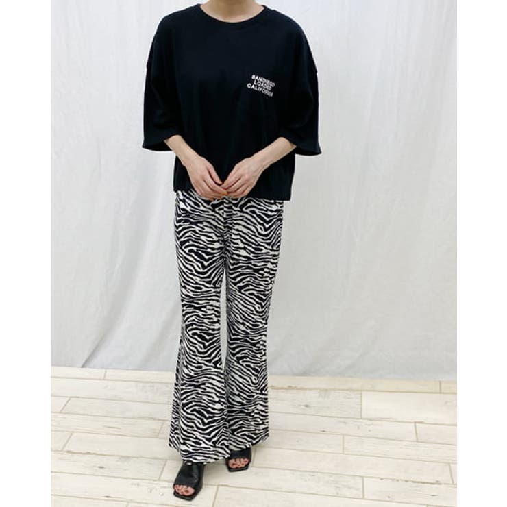 完璧わいふによる カットリブフレアパンツ[品番：INGW0007014]｜INGNI （イング その他