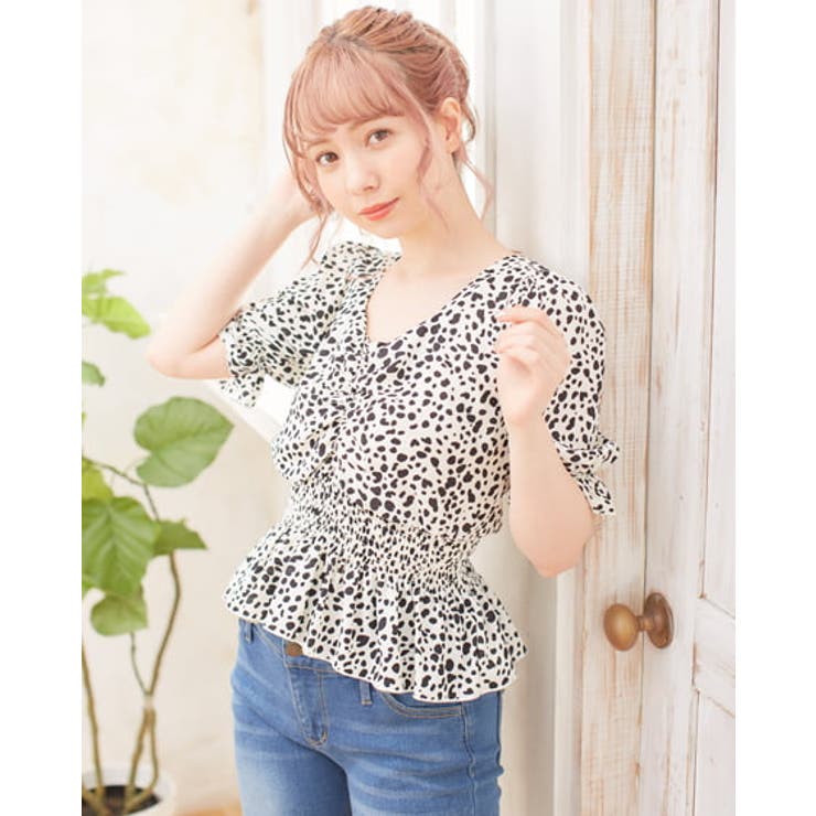 ギャザーシャーリング TOPS[品番：INGW0007194]｜INGNI （イング