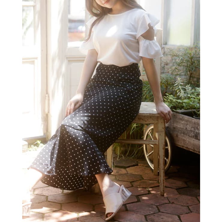 INGNI 押し切ら ロングスカート 