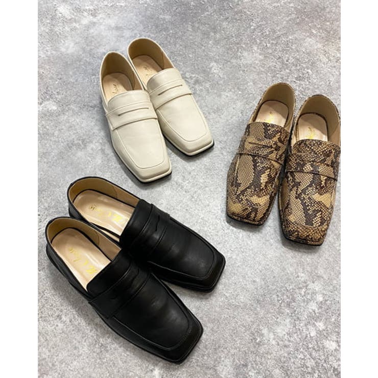 スクエアトゥヒールローファー 品番 Ingw Ingni イング のレディースファッション通販 Shoplist ショップリスト