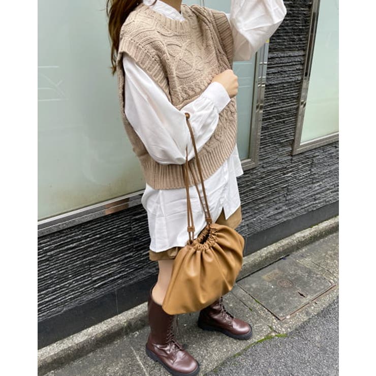 パッチワークケーブルベスト+SH SET | INGNI  | 詳細画像14 