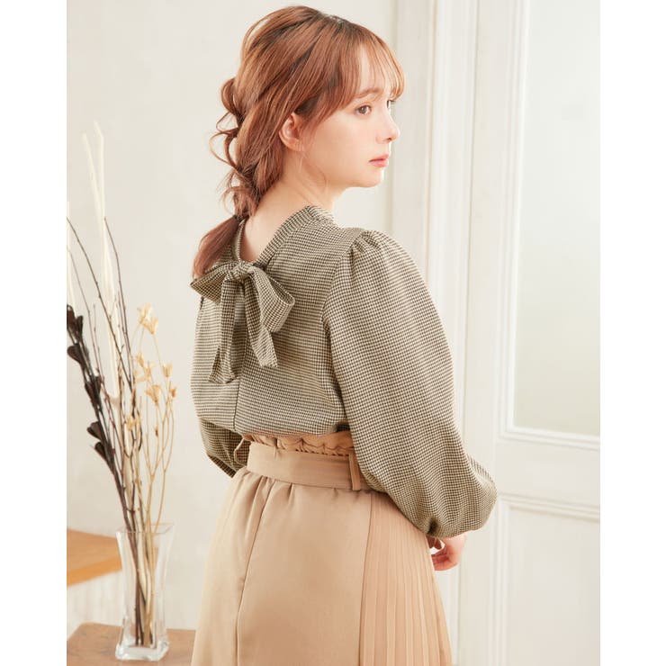 ううと BACKリボンHN BL[品番：INGW0007423]｜INGNI （イング）のレディース