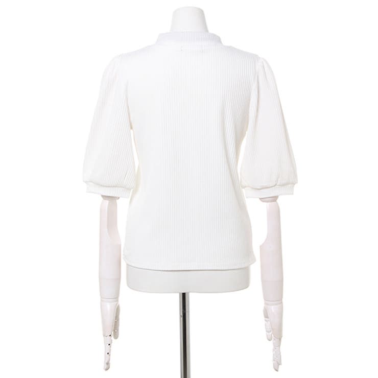 リブスカーフ付トップス5分袖[品番：INGW0004909]｜INGNI