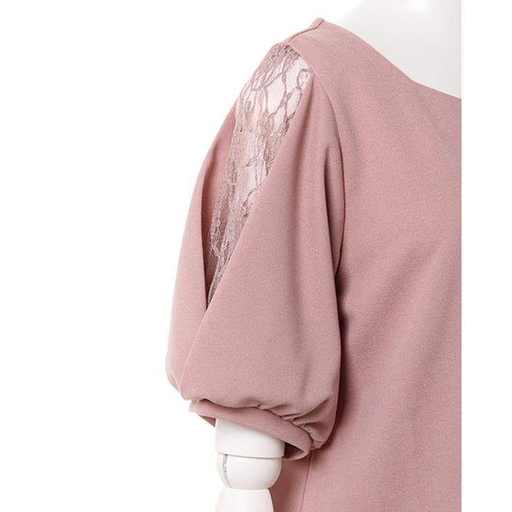 ナシポン袖レースいろいろボタン付TOPS[品番：INGW0005083]｜INGNI
