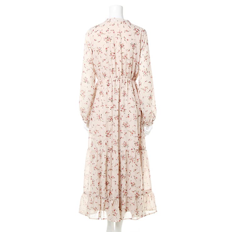 花柄シフォンティアードワンピース[品番：INGW0004504]｜INGNI