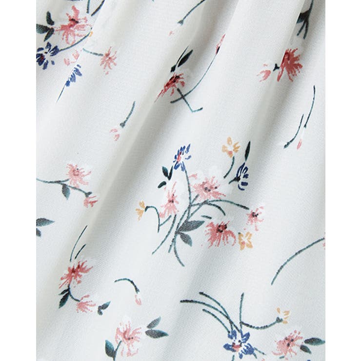 花柄シフォンティアードワンピース[品番：INGW0004504]｜INGNI