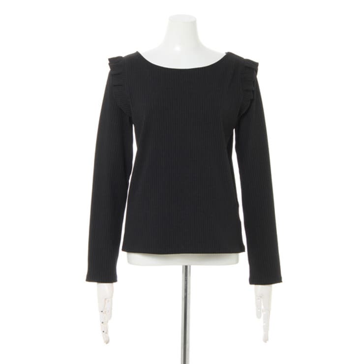 肩フリルBACKリボン長袖TOPS[品番：INGW0005295]｜INGNI （イング