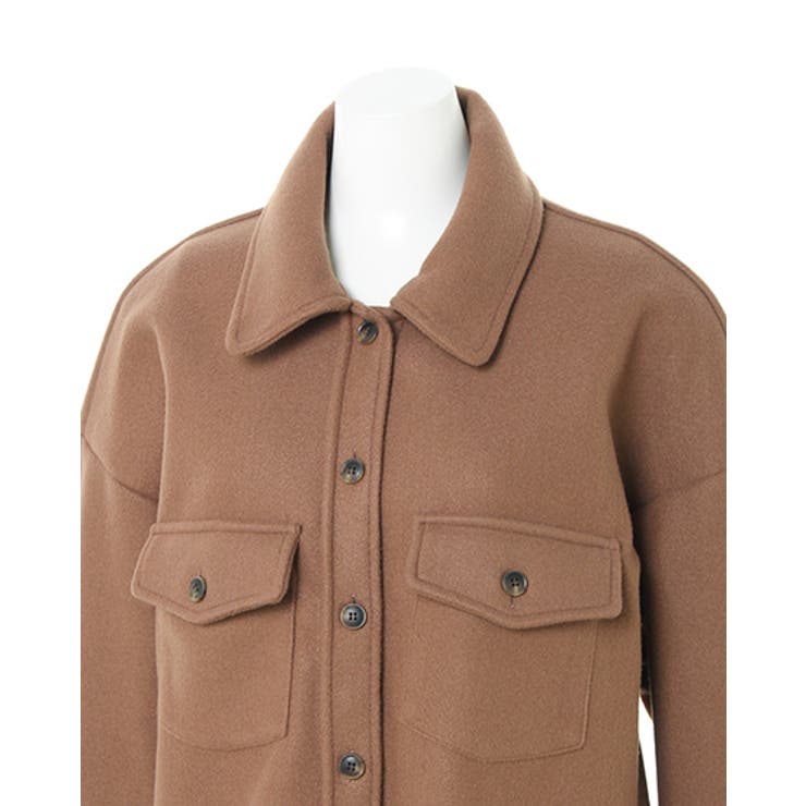 フェイクウールショートCPOシャツ/SET UP対応 CPOジャケット[品番