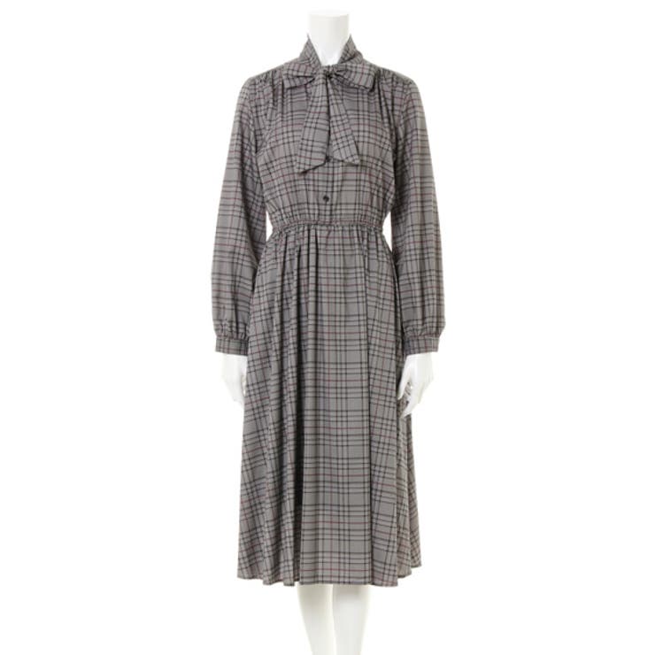 チェック柄ボウタイop 品番 Ingw Ingni イング のレディースファッション通販 Shoplist ショップリスト