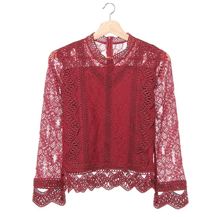 NEWレーストップス長袖[品番：INGW0005817]｜INGNI （イング）のレディースファッション通販｜SHOPLIST（ショップリスト）