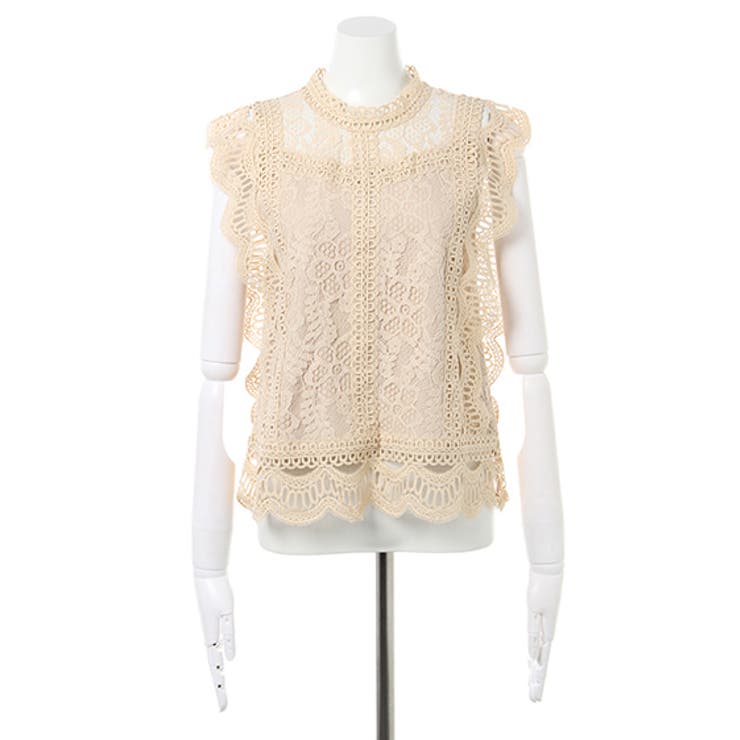 レースノースリーブトップス[品番：INGW0006021]｜INGNI （イング）の