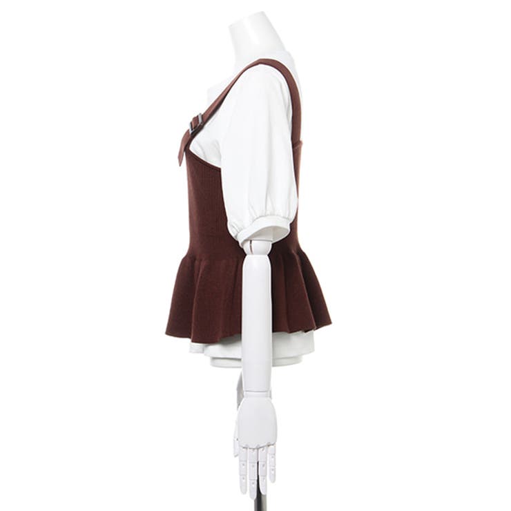 12Gペプラムニットビスチェ+半袖T/SET | INGNI  | 詳細画像9 