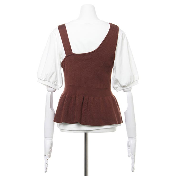 12Gペプラムニットビスチェ+半袖T/SET | INGNI  | 詳細画像10 