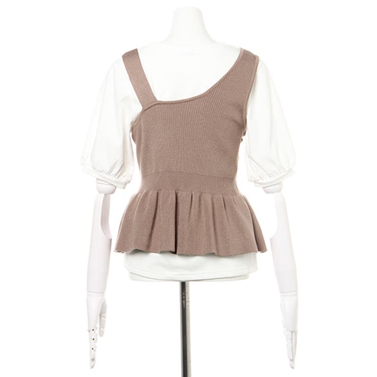 12Gペプラムニットビスチェ+半袖T/SET | INGNI  | 詳細画像39 