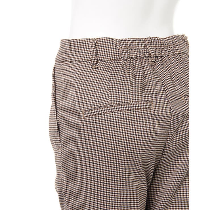 専用ペ-ジ チェック柄セミフレアセンタープレス/PT[品番：INGW0006221