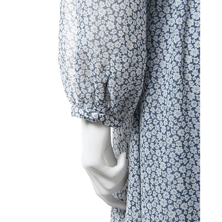 花柄ボウタイ配色op 品番 Ingw Ingni イング のレディースファッション通販 Shoplist ショップリスト