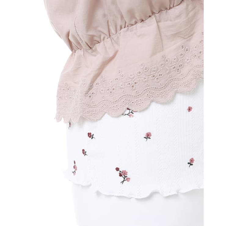 ビスチェ 花柄テレコtops 品番 Ingw Ingni イング のレディースファッション通販 Shoplist ショップリスト