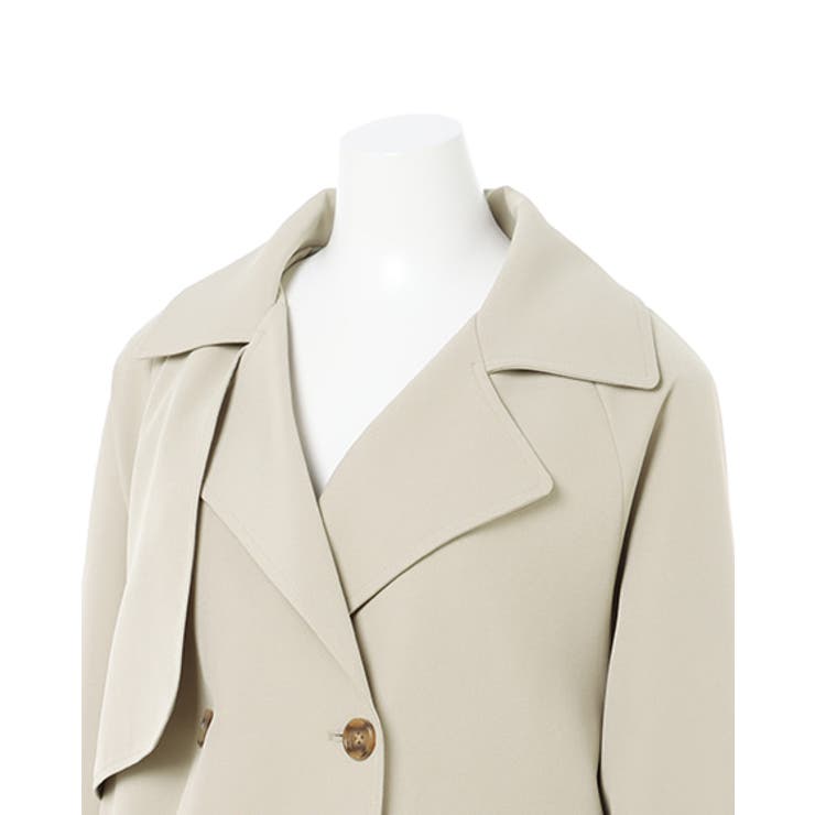 ショートトレンチct 品番 Ingw Ingni イング のレディースファッション通販 Shoplist ショップリスト