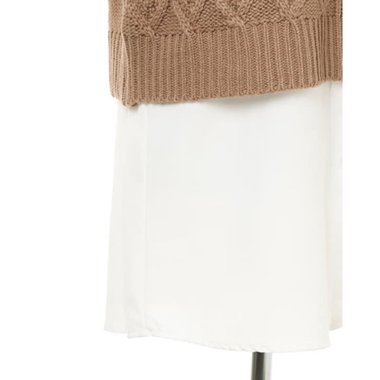 パッチワークケーブルベスト+SH SET | INGNI  | 詳細画像22 