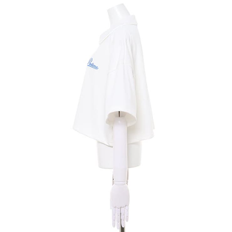 ハーフZIP胸刺繍ロゴ半袖T [品番：INGW0008393]｜INGNI （イング