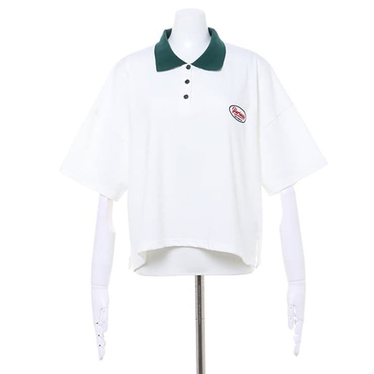 胸ロゴ衿配色ポロシャツ[品番：INGW0008394]｜INGNI （イング