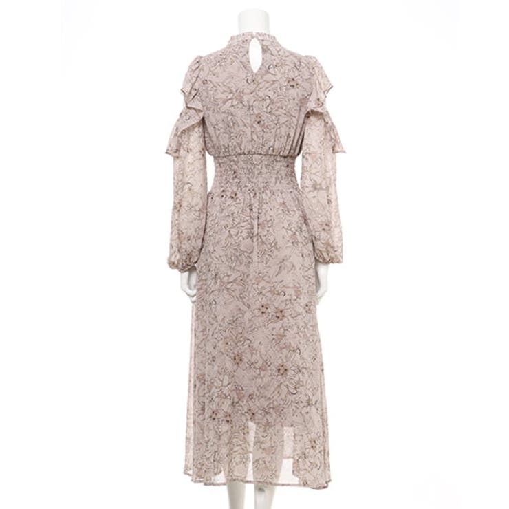 極美品♡ルネ♡肩フリル ワンピース 極美品♡ルネ♡肩フリル ワンピース