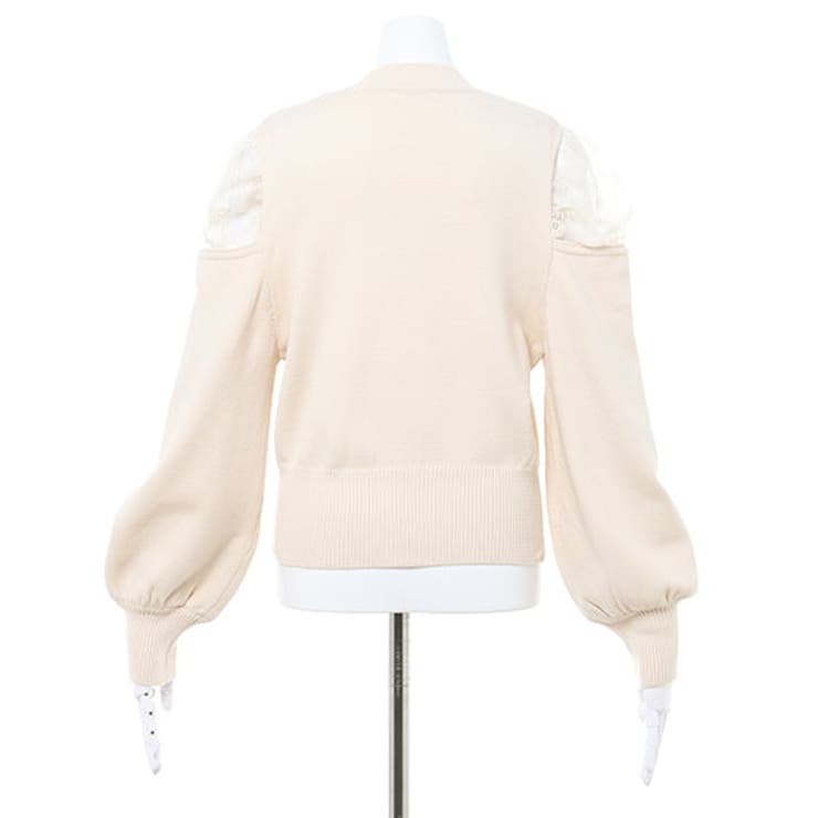 7G肩開きレース袖ニット | INGNI  | 詳細画像4 