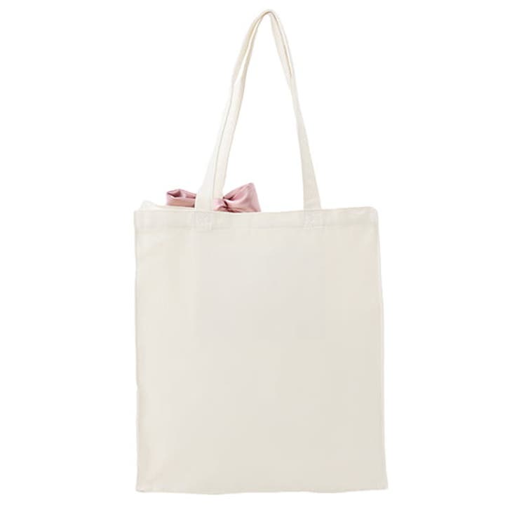 リボン付キャンバストートバッグ 春 SS[品番：INGW0009741]｜INGNI