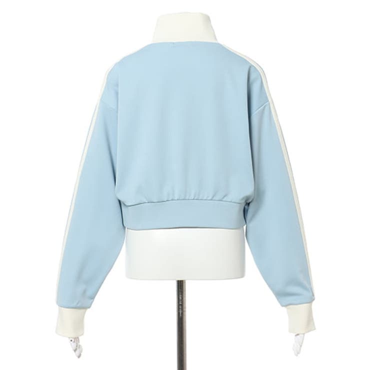 サイドライン胸ロゴショート丈ハーフZIPジャージ 春 SS[品番