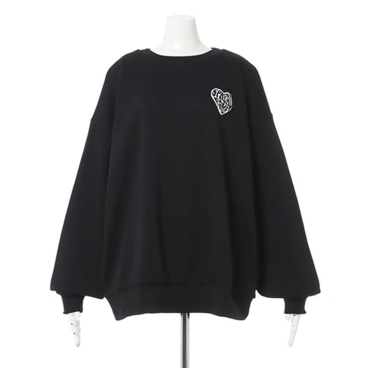 Backハートロゴ裏毛チュニック 春 SS[品番：INGW0009858]｜INGNI