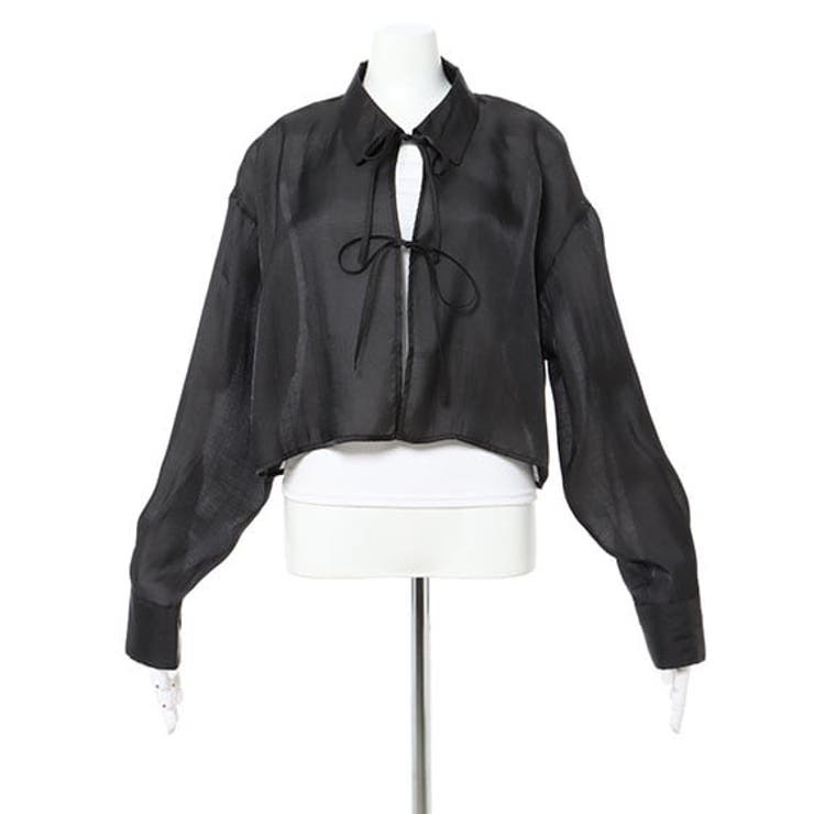 前リボンシアーショートシャツ | INGNI  | 詳細画像18 