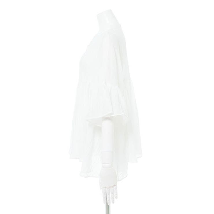 シアーワッシャーフレアスリーブブラウス | INGNI  | 詳細画像3 