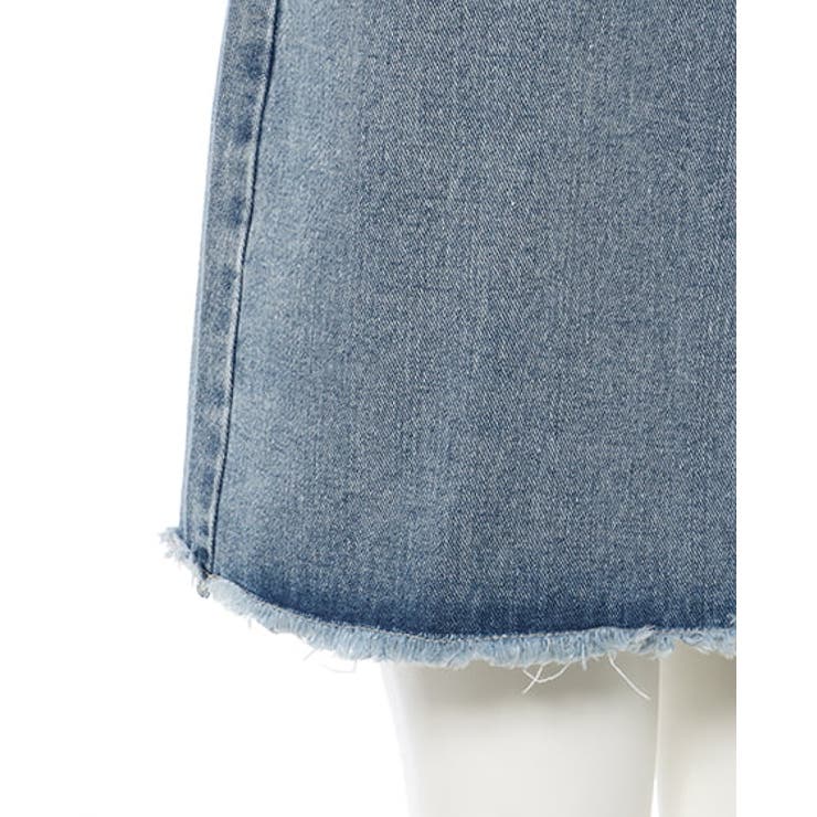 ハートポケット裾カットオフデニムSK[品番：INGW0009983]｜INGNI  