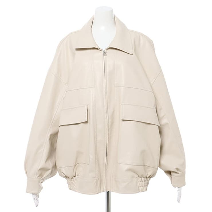 フェイクレザーZIPブルゾン 春 SS[品番：INGW0009776]｜INGNI