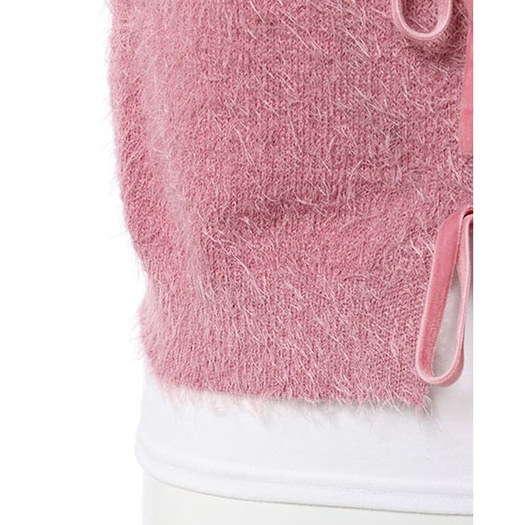 7Gフロントリボンフェザーニットカーディガン | INGNI  | 詳細画像8 