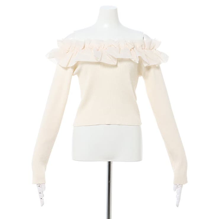 12Gオフショルフリルニット 春 SS[品番：INGW0009779]｜INGNI （イング